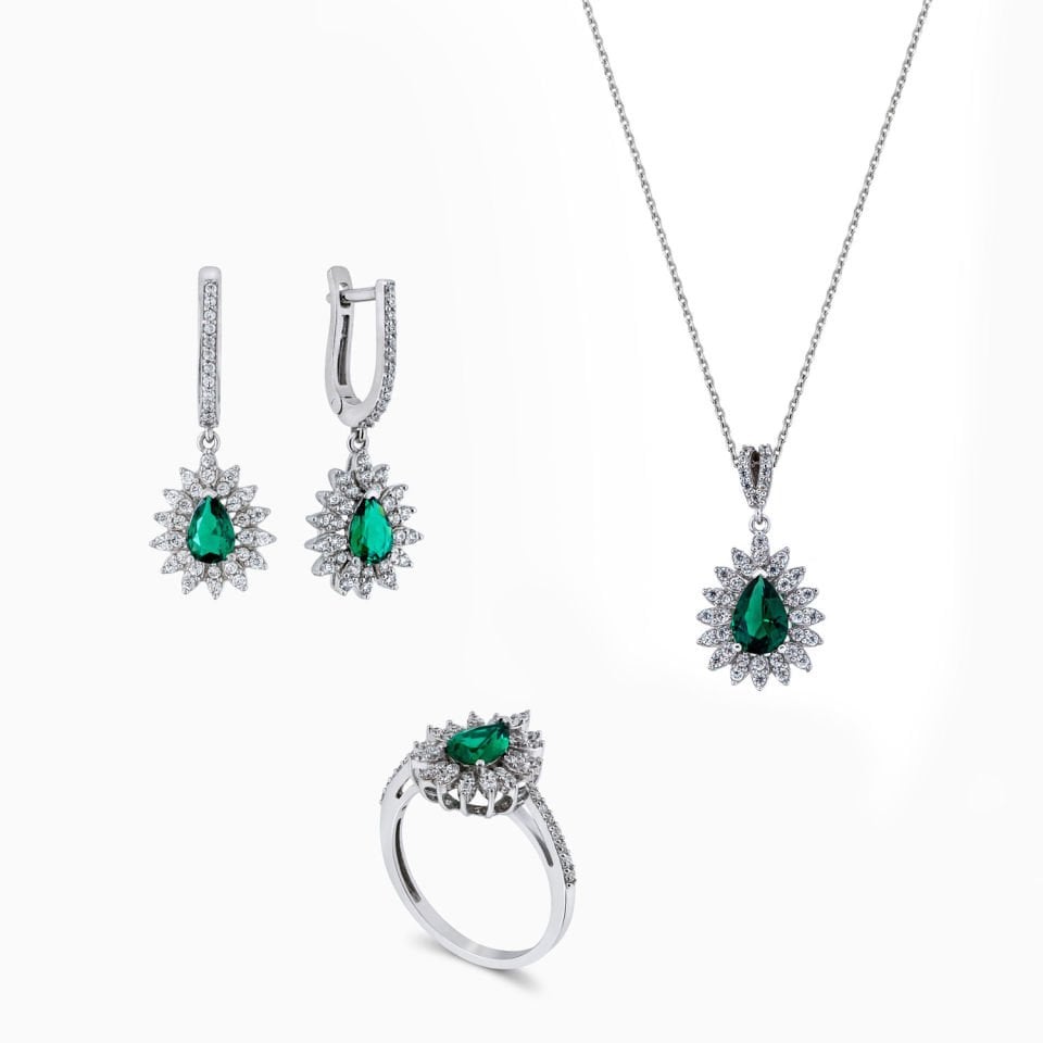 Damla Zümrüt Set